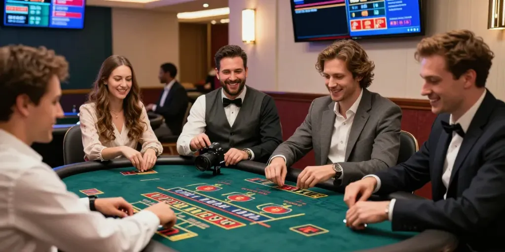 Exciting gameplay at 666Gambit Casino with players enjoying live dealer games.