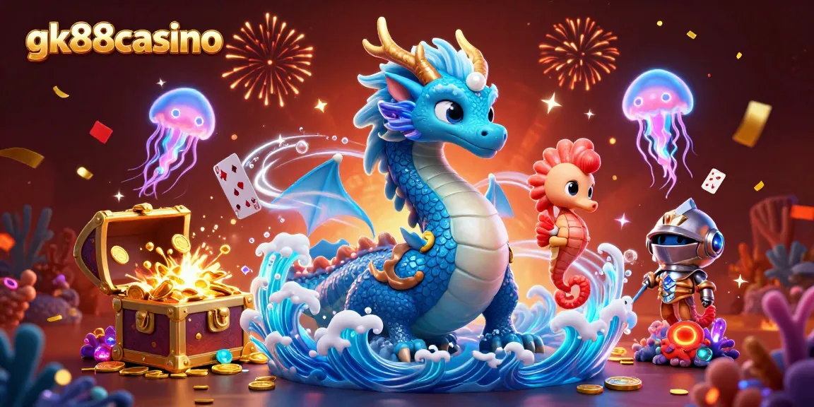 Experience thrilling gaming moments with gk88casino's vibrant underwater scene