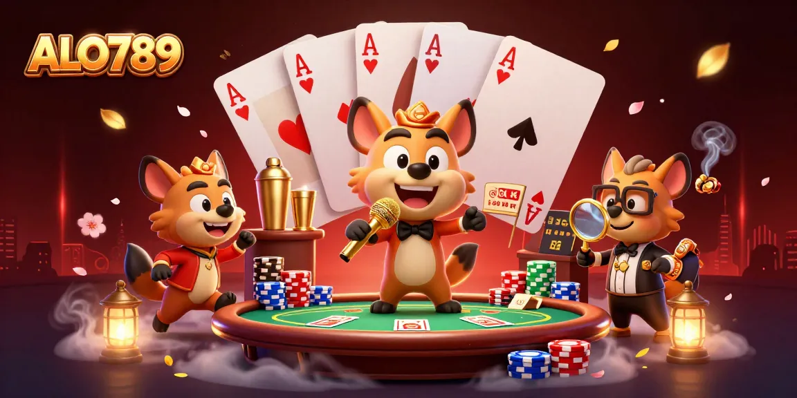 Join the excitement at ALO789 with hyenas celebrating at the comedy casino club!