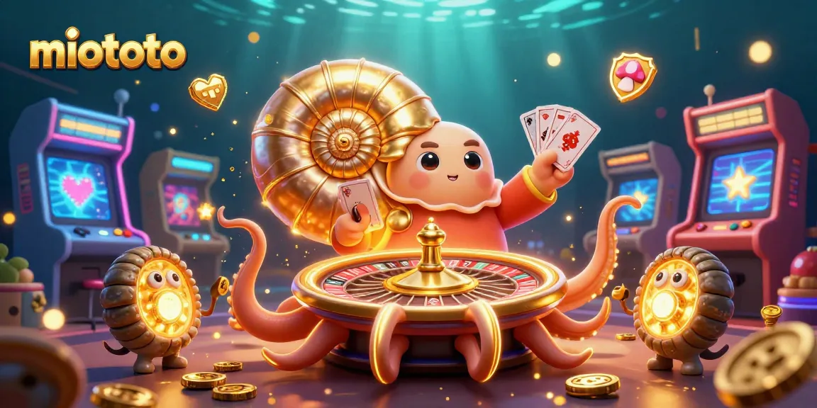 Experience winning gameplay at miototo with vibrant games and glowing casino elements.