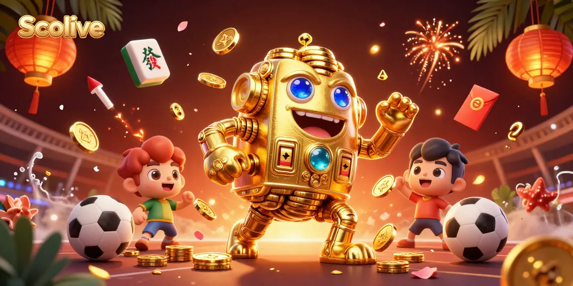 Socolive brings sports betting excitement to life with vibrant animated characters and casino elements.