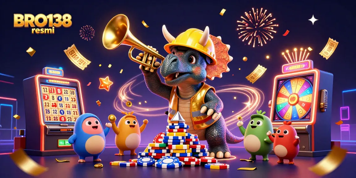 Engage in fast-paced gaming action on BRO138 resmi, where vibrant slot reels and fun animations lead the excitement.