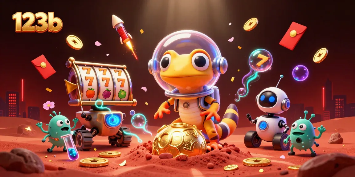 Experience the thrilling 123b casino adventure with Martian gecko and treasures from Mars.