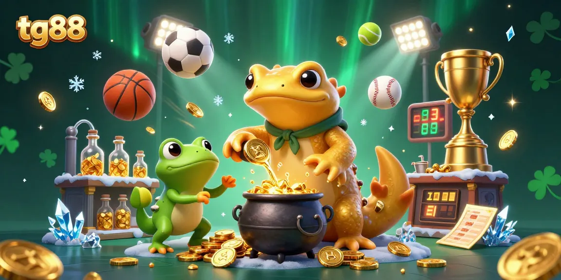 Engage in thrilling casino gameplay featuring tg88's dynamic sports elements and rich gold visuals.