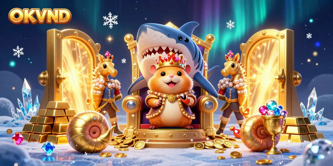 Bet on epic adventures at OKVND, featuring a golden hamster king and treasure galore.