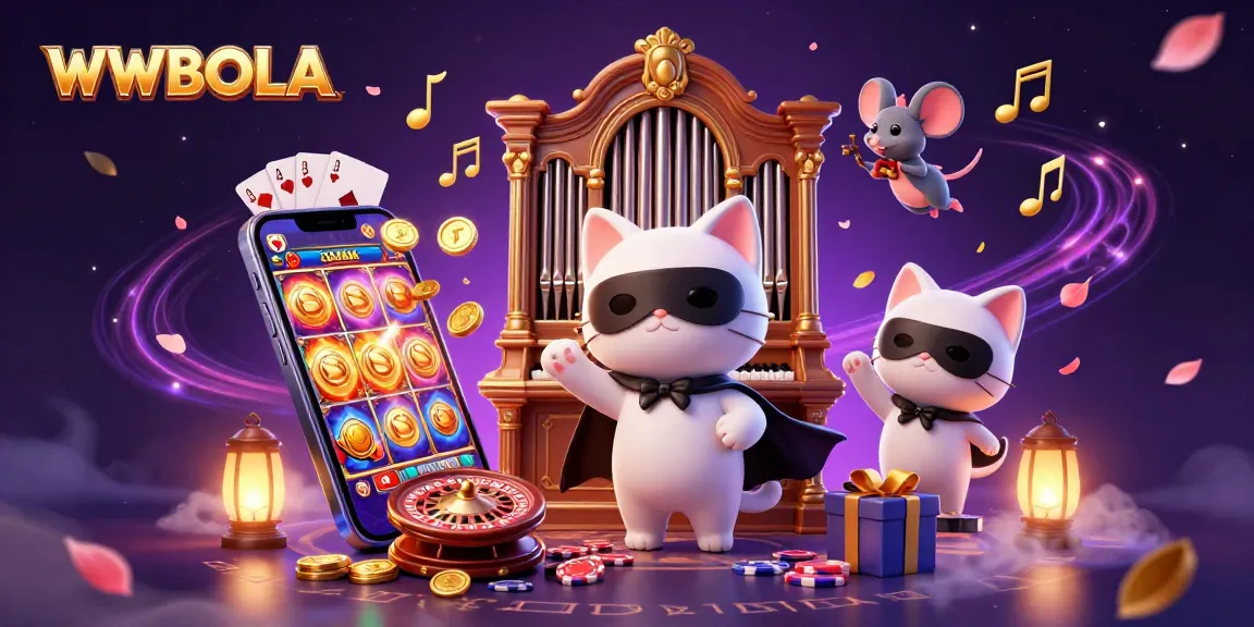 Menangkan permainan slot di WWBOLA dengan ilustrasi kasino yang menakjubkan dan elemen permainan yang dinamis.