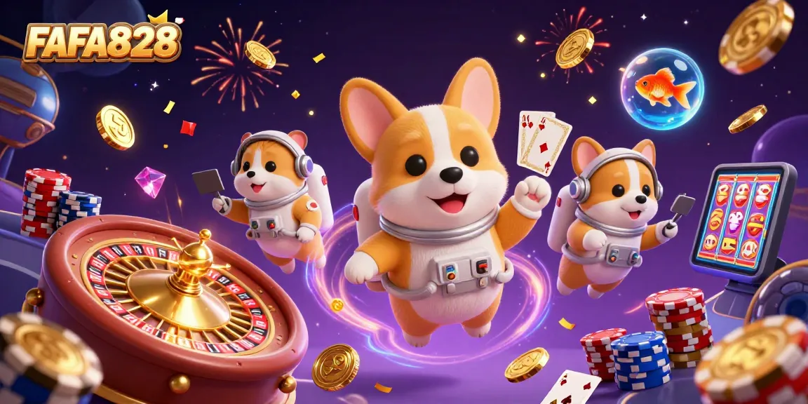 FAFA828 inspires exhilarating casino adventures with vibrant characters and action-packed games.