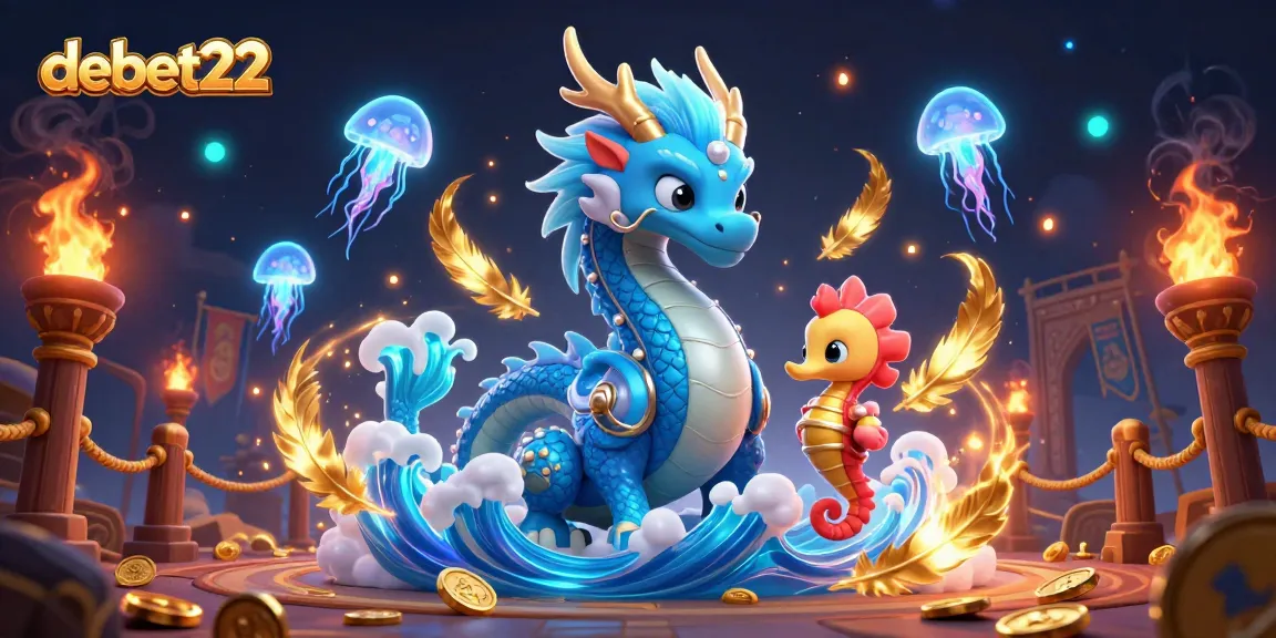 Experience the excitement of debet22 with a magical underwater casino adventure featuring vibrant characters.