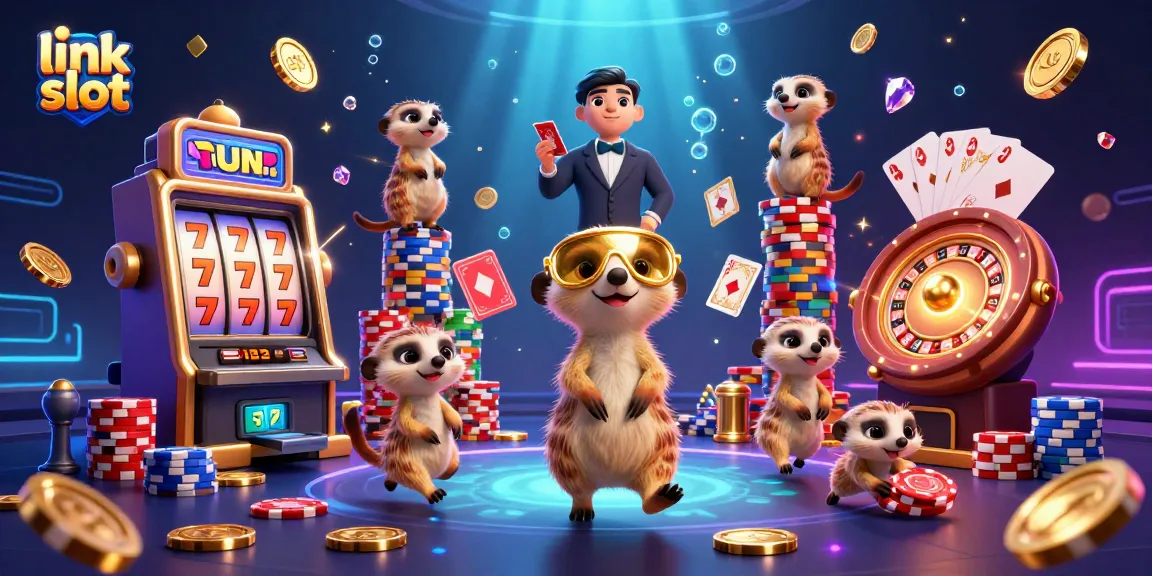 Permainan link slot meriah dengan koloni meerkat di kasino, menangkan jackpot!