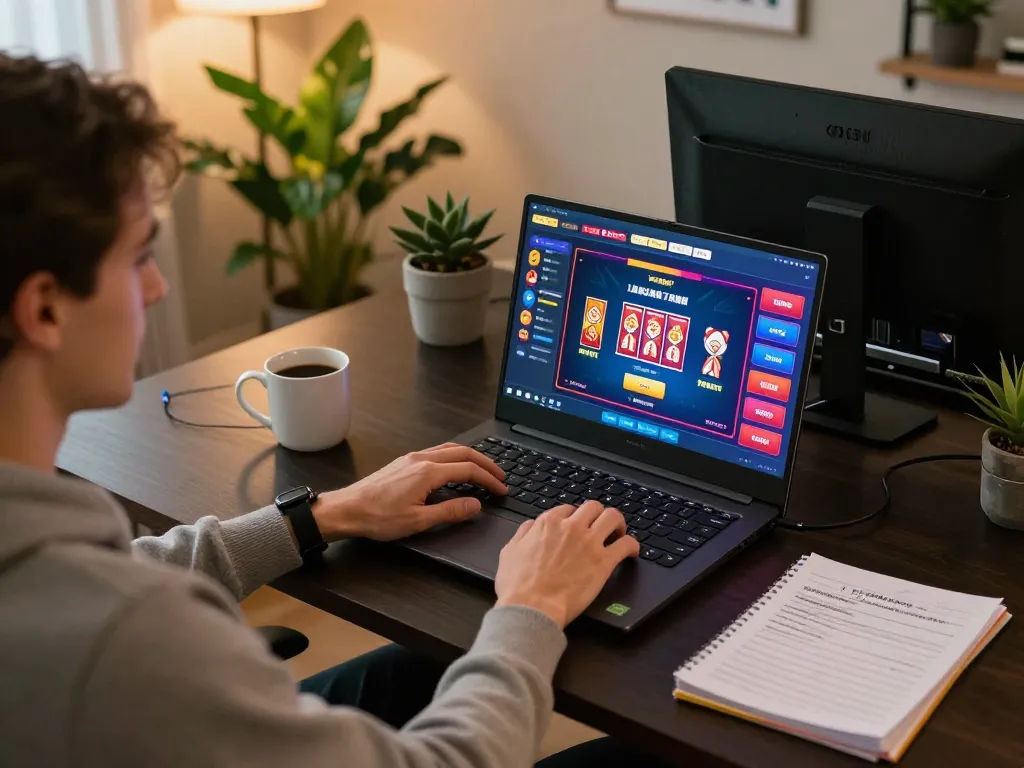 Engaging online gaming experience at home with TG88 casino games displayed