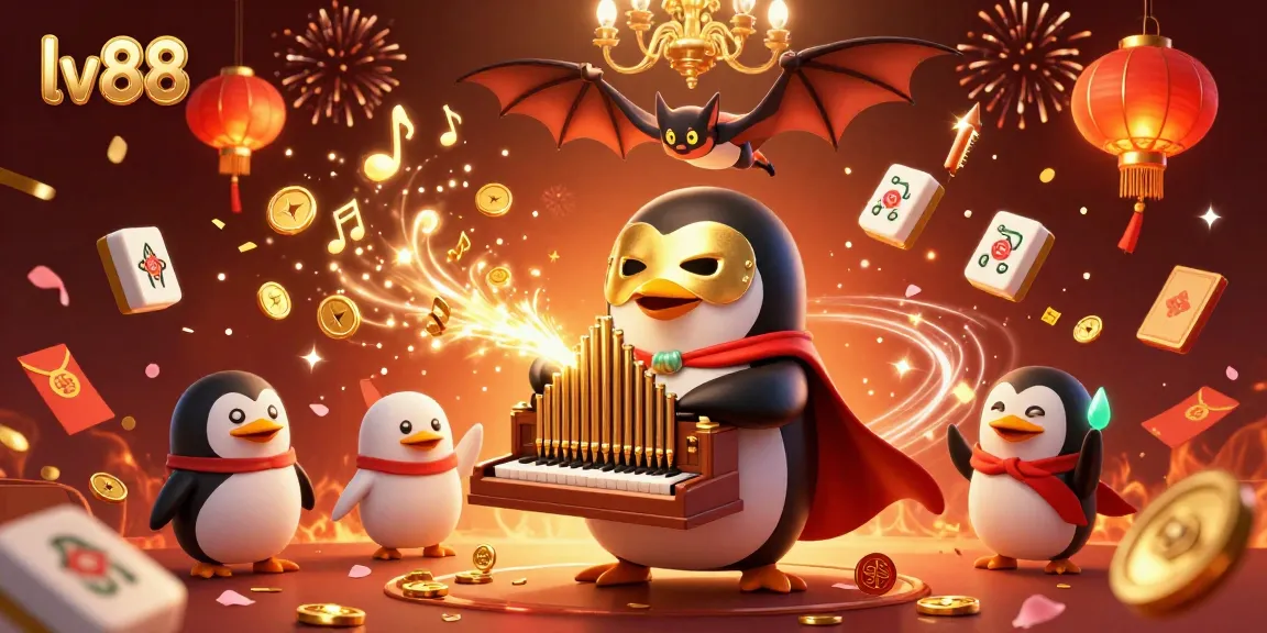 Experience the thrilling atmosphere of lv88 with a lively 3D casino scene filled with excitement.