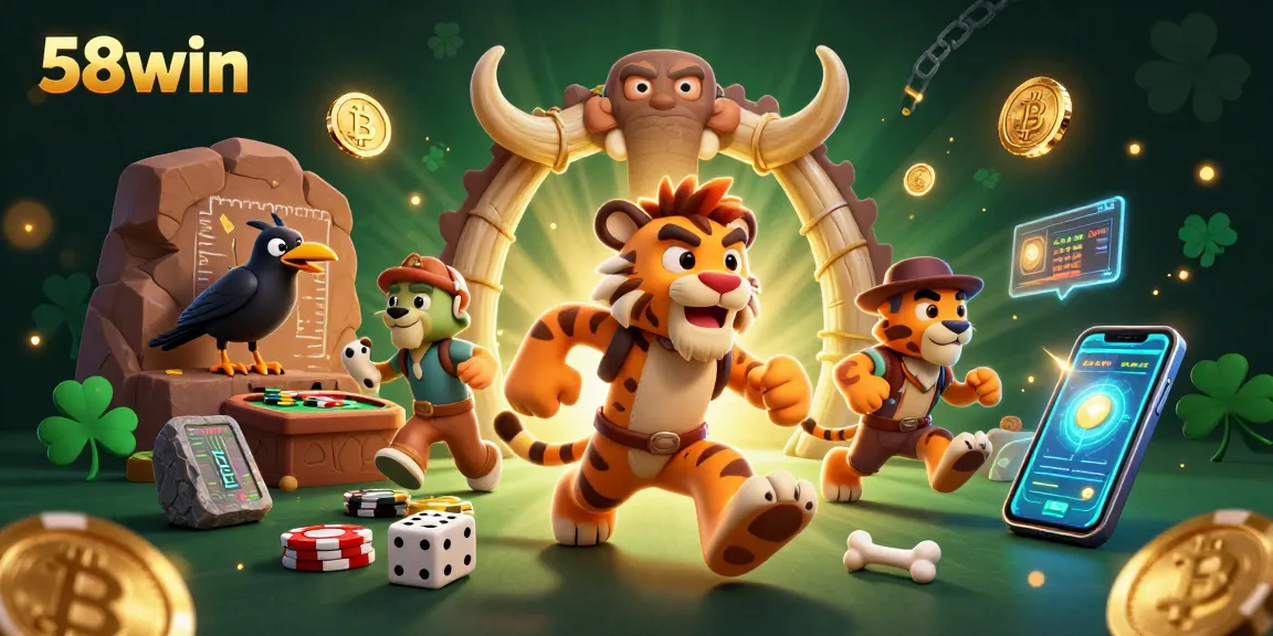 Experience dynamic betting action with 58win's cutting-edge gaming excitement and crypto elements.