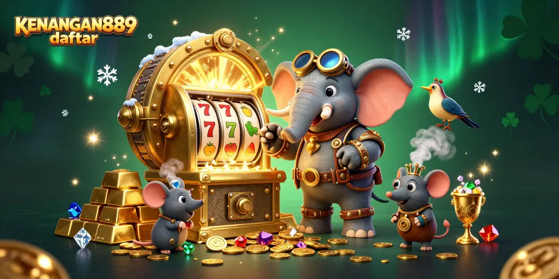 Experience the excitement of slot gaming with KENANGAN889 daftar featuring engaging characters and vibrant treasures.