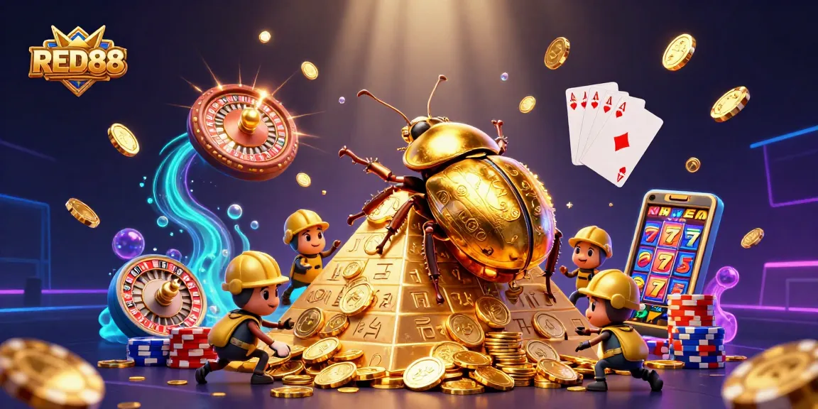 Experience dynamic gaming with RED88 where golden coins and excitement collide.