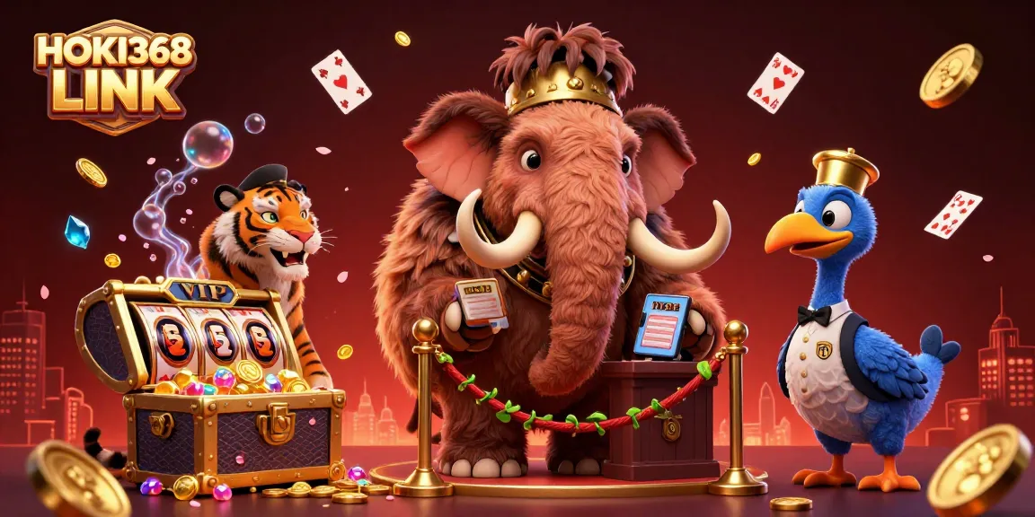 Witness exciting gameplay at HOKI368 LINK with captivating casino characters and rich game elements.