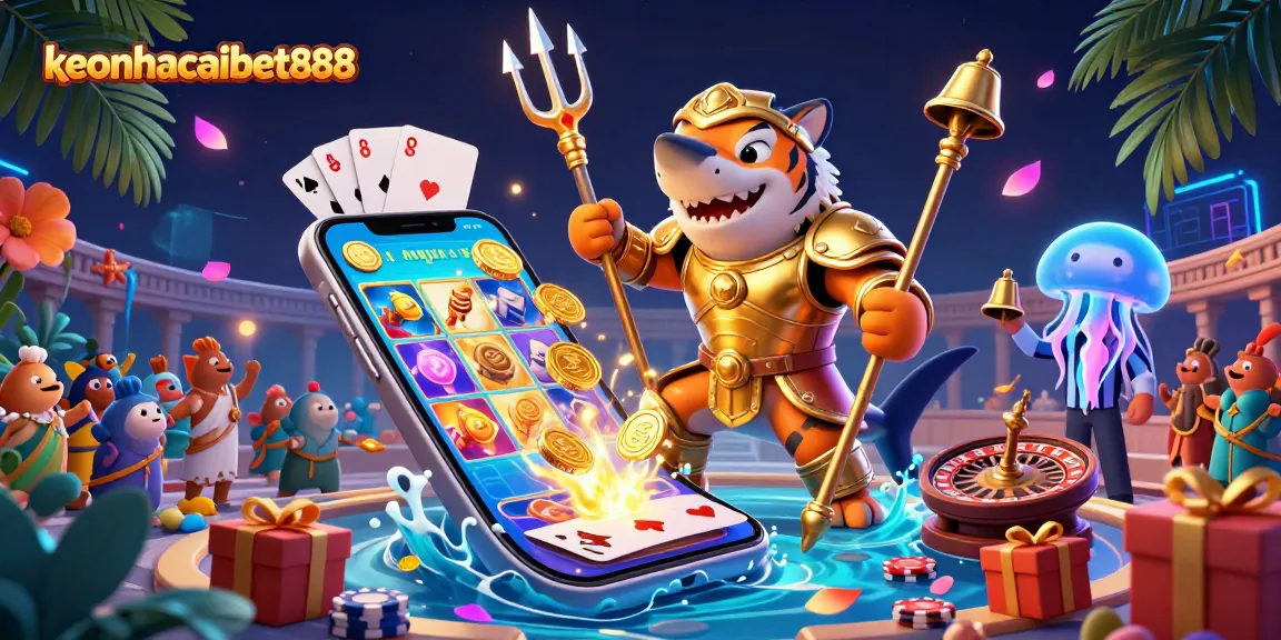 Join the fun with keonhacaibet888 in this vibrant casino adventure featuring slots and games.