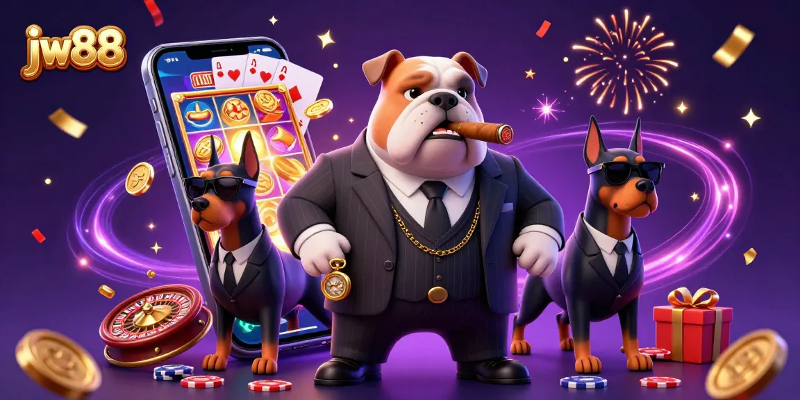 Experience thrilling games at jw88 with exciting casino elements surrounding a mafia boss and his bodyguards.