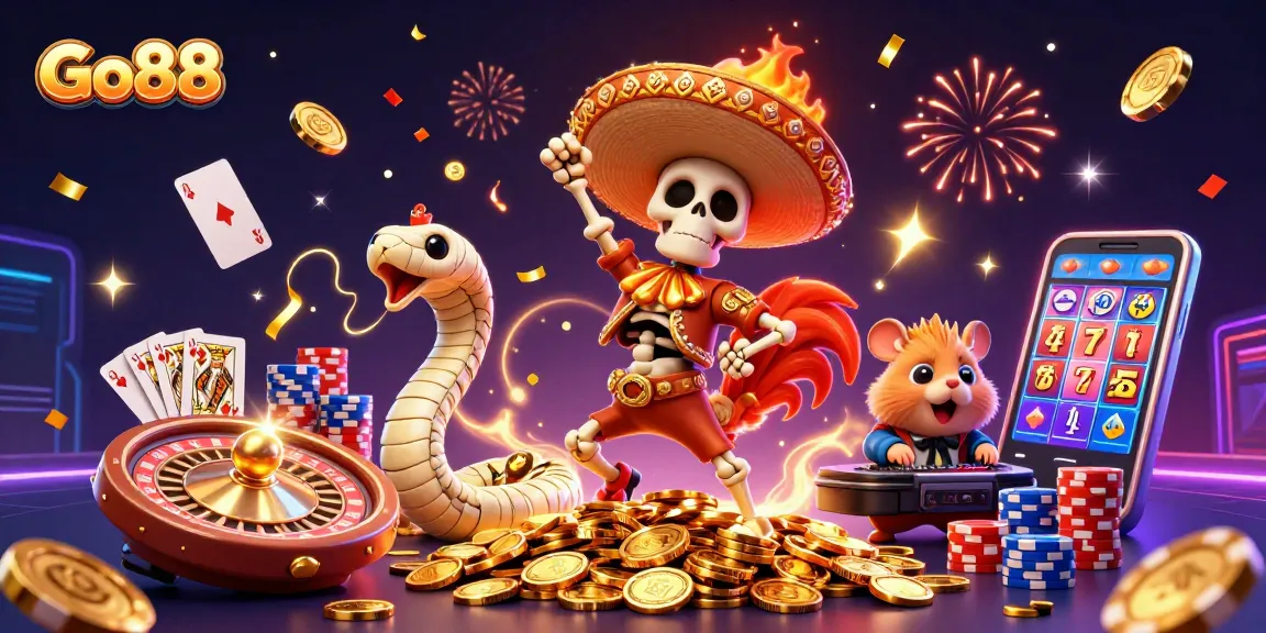 Experience thrilling gameplay with Go88 as the mariachis dance, bringing fortune with golden coins!