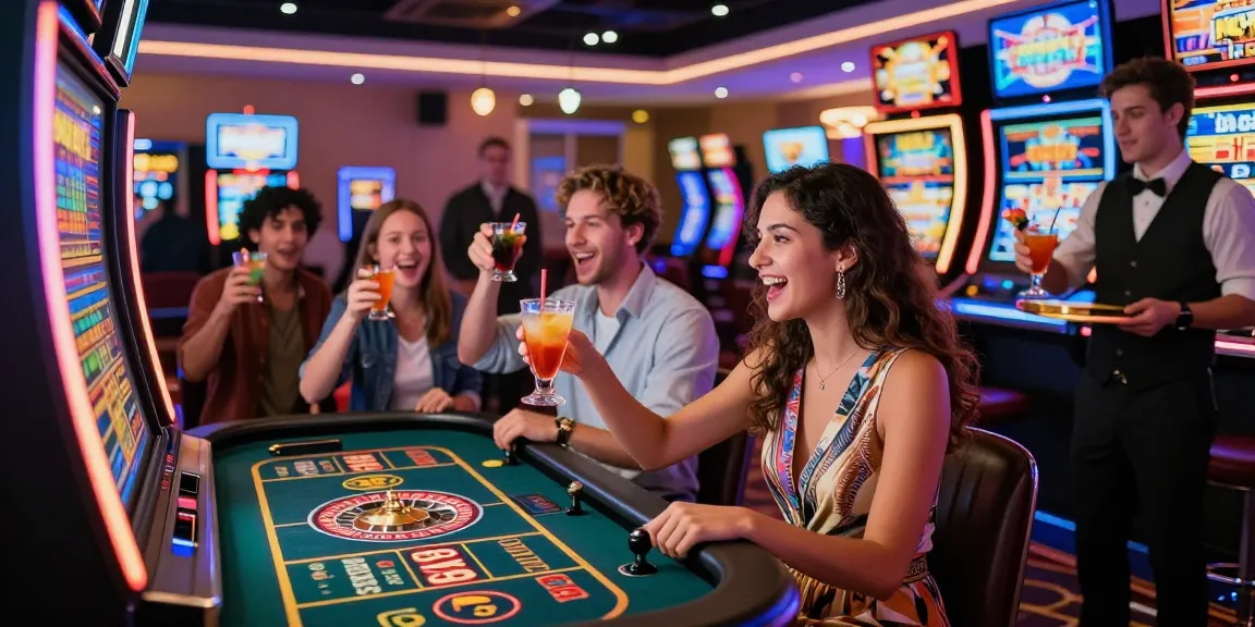 Dynamic scene at a credit card casino showcasing players engaging with games, enhancing their experience at https://troyuk.co.uk.