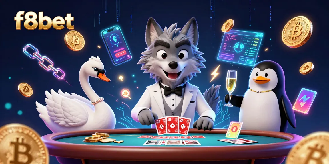 Experience thrilling gameplay at f8bet with a vibrant casino scene featuring unique characters.