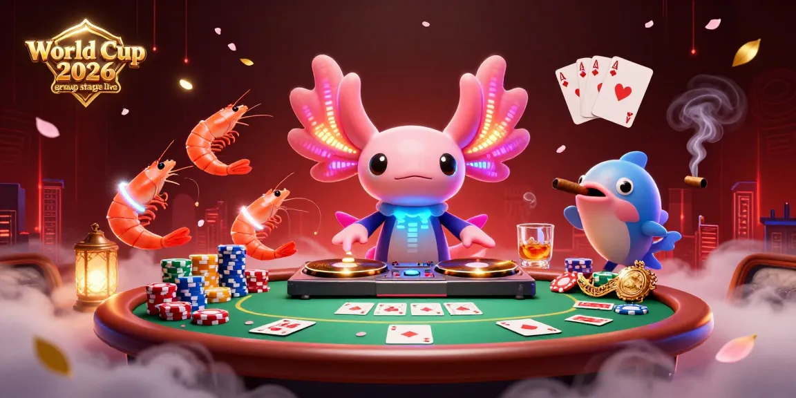 Watch the World Cup 2026 group stage live with vibrant casino action and colorful characters!